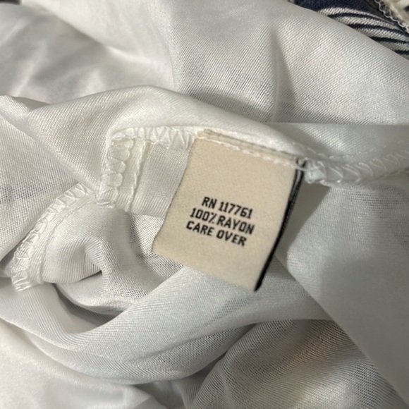 ✨3/$20✨ Speed Control Blue White Striped Shift Dress. NWT. Large - Picture 7 of 9